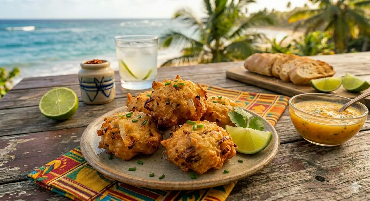 Onion Accras (Onion Fritters)